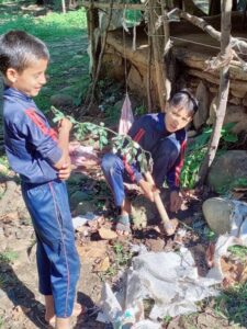 Youth children for change trees environment green Uttarakhand